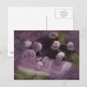 音楽とバラはがき ポストカード (正面/裏面)