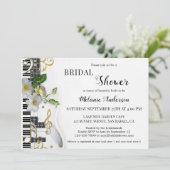 音楽とバラブライダルシャワーへの招待 招待状 (スタンド正面)