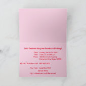 音楽とバラ招待状 シーズンカード (内部)