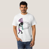 音楽とペトログリフココペリTシャツ Tシャツ (正面フル)