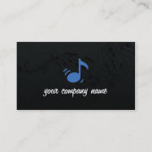 音楽とミュージシャン名刺 名刺 (裏面)