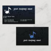 音楽とミュージシャン名刺 名刺 (正面/裏面)