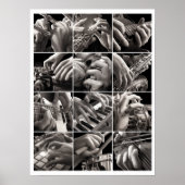 音楽と手 ポスター (正面)