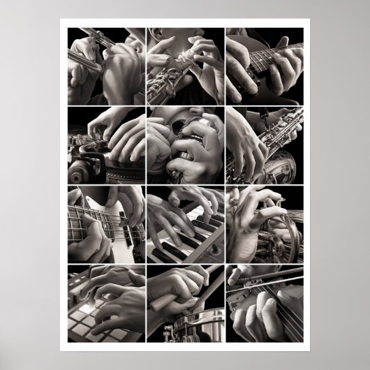 音楽と手 ポスター (正面)