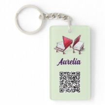 音楽と文学あなたの名前とQRコード