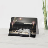 音楽と猫 カード (正面)