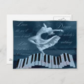 音楽と踊りの喜び ポストカード (正面/裏面)