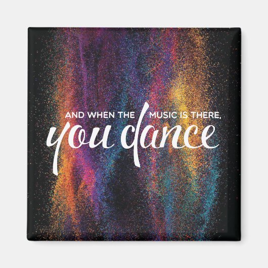 音楽と踊り磁石 マグネット (正面)