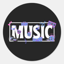 音楽と音楽の単語の物