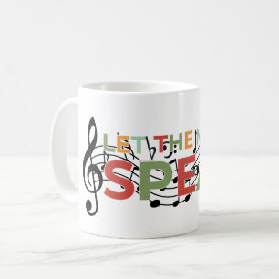 音楽と音楽話のノートを置く コーヒーマグカップ