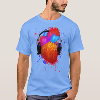 音楽なしでは生きられない レトロ Tシャツ