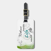 音楽なしで、生命はBb ラゲッジタグ (正面縦)