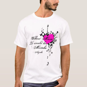 音楽なし… Tシャツ