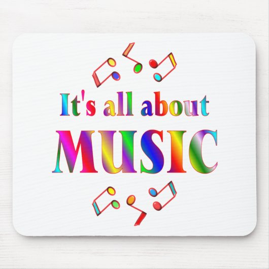 音楽について マウスパッド (正面)
