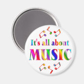 音楽について マグネット (正面/裏面)