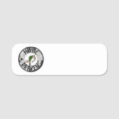 音楽に基づく名前タグ 名札 (正面)