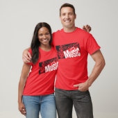 音楽に熱中される Tシャツ (ユニセックス)