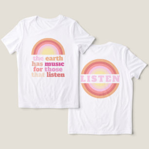 音楽に耳を傾ける人へのTシャツ トライブレンドＴシャツ