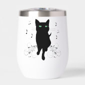 音楽のささやきに包まれた黒猫 (正面)