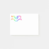 音楽のない人生は「B Flat」ユーモア引用文 ポストイット (正面)