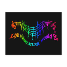 音楽のない人生は「B Flat」ユーモア引用文