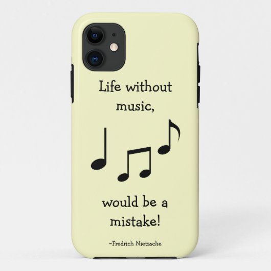音楽のない生活iPhone 5ケース Case-Mate iPhoneケース (裏面)