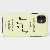 音楽のない生活iPhone 5ケース Case-Mate iPhoneケース (裏面(横))