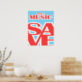 音楽のみ救 ポスター (キッチン)