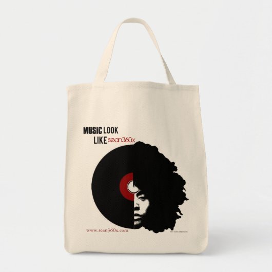 音楽のようにオーガニックなトートsean360xの見え トートバッグ (正面)