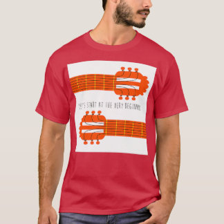 音楽のギター音 Tシャツ