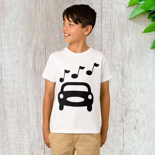 音楽のクルマ Tシャツ