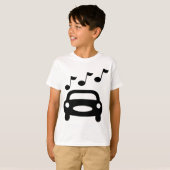 音楽のクルマ Tシャツ (正面フル)