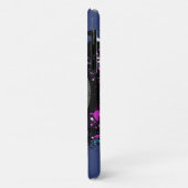 音楽のスピーカーと飛び散った絵を描 Case-Mate iPhoneケース (裏面/左)