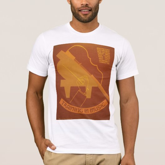 音楽のトレーニング Tシャツ (正面)