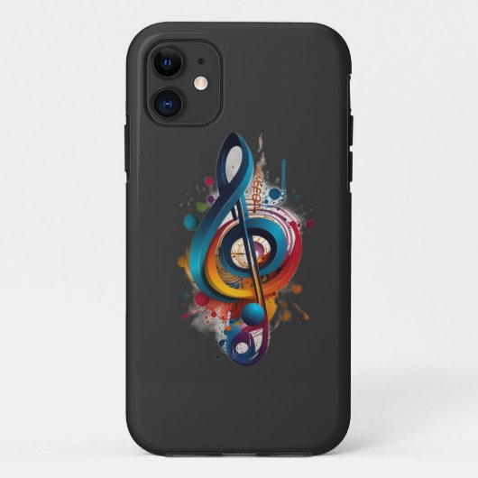音楽のノート Case-Mate iPhoneケース (裏面)