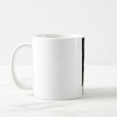 音楽のピアノ鍵 コーヒーマグカップ (左)