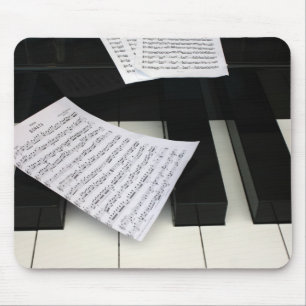 音楽のピアノ鍵 マウスパッド