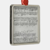 音楽のページのファクシミリ メタルオーナメント (右)