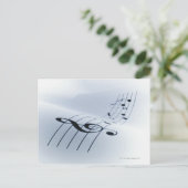 音楽のライン ポストカード (スタンド正面)