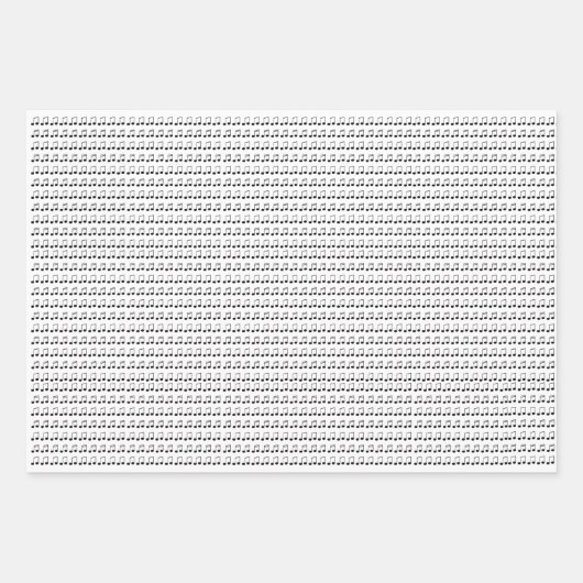 音楽のラッピング紙 ラッピングペーパーシート (正面)