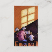 音楽のレッスンの先生のインストラクターの名刺 名刺 (裏面)