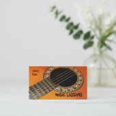 音楽のレッスンの名刺 名刺 (スタンド正面)