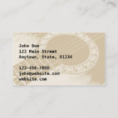 音楽のレッスンの名刺 名刺 (裏面)