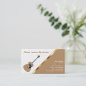 音楽のレッスンの名刺 名刺 (スタンド正面)