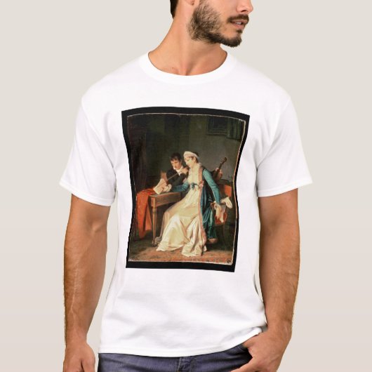 音楽のレッスン1790年 Tシャツ (正面)