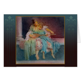 "音楽のレッスン"の-芸術の水彩画