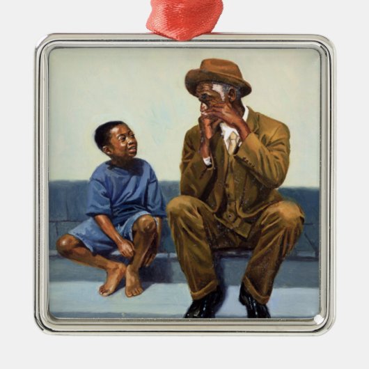 音楽のレッスン#2 2000年 メタルオーナメント (正面)