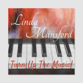 音楽の上で回して下さい 名札