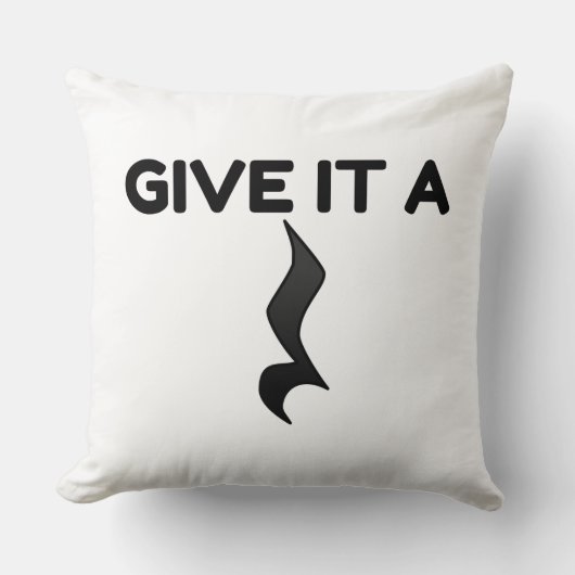 音楽の休息 クッション (正面)