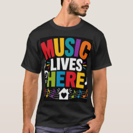 音楽の住処 Tシャツ